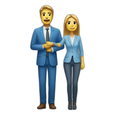 un homme et une femme qui s'embrasse sticker