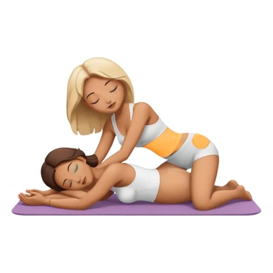 👯‍♀️+😴+🩲+🧘‍♀️ sticker