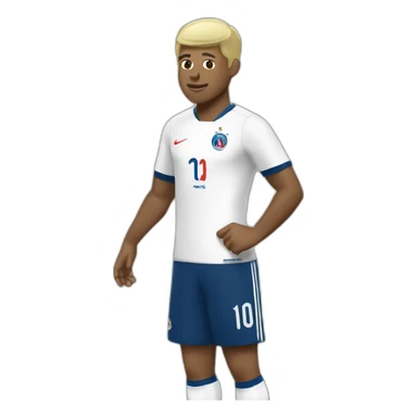 Mbappé en blond  sticker