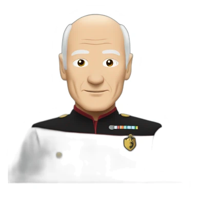 Captain Jean-Luc Picard sticker