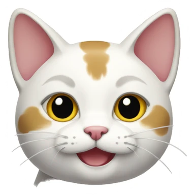 japanese cat of happiness sticker