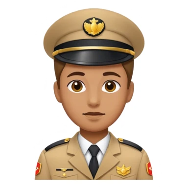 seseorang dengn headhon di kepala menggunakan seragam atau jas  sticker