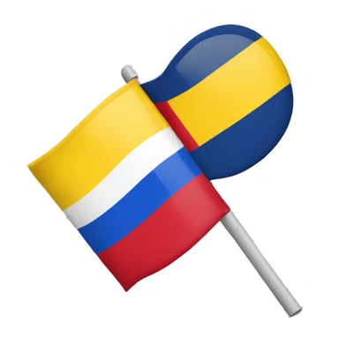 Romania flag and Germany flag sticker