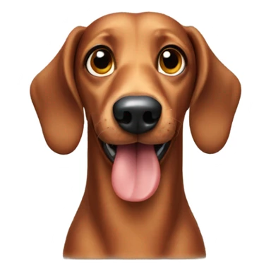 Sausage dog sticker