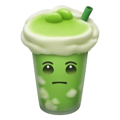 Matcha boba sticker