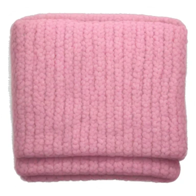 Pink cozy squared blanket sticker