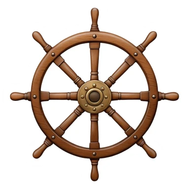 ship steering wheel sticker