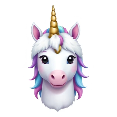 unicorn with a hat on sticker