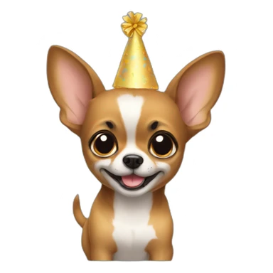 Chihuha Birthay sticker