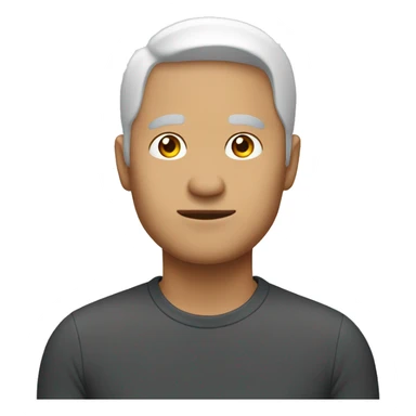 half philippino half white mid age man sticker