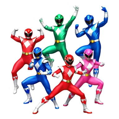 Power rangers  sticker