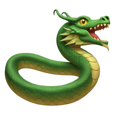 snake dragon sticker