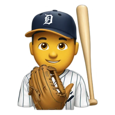 tigers-baseball sticker