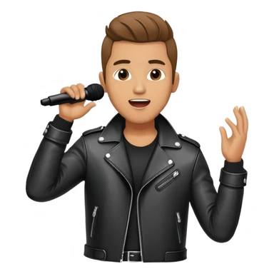 Happy Rock Pop Music Male Singer in his 30s sticker