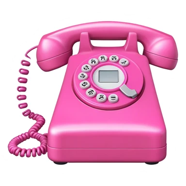 Pink Phone sticker