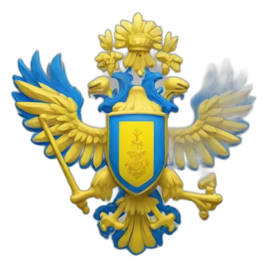 emblem of Ukraine sticker