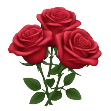 3 roses sticker