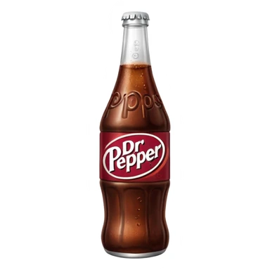 Dr peper with a white backround sticker