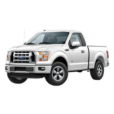 Low white f-150 sticker