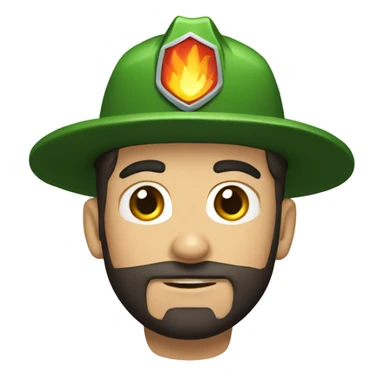 Bombero forestal, bosque  sticker