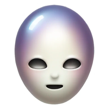 a single glowing pearl, no face sticker