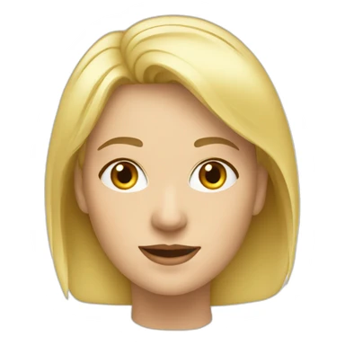 blonde frau mitte 20  sticker