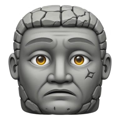 Make this emoji in professional vesion 🗿 sticker
