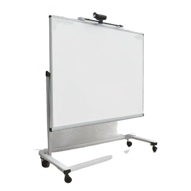 whiteboard on stand with wheels sticker