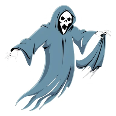 Scary Dementor floating sticker