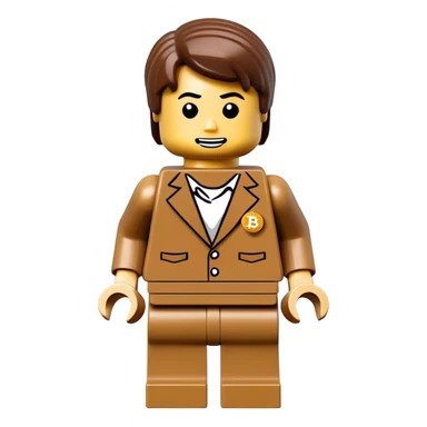 lego homme hackeur bitcoin sticker