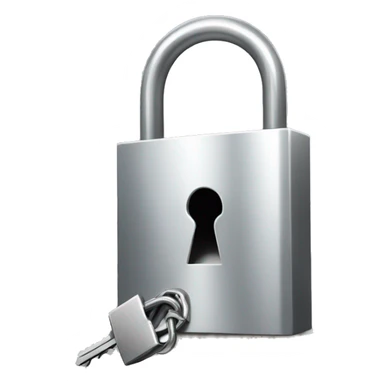 broken padlock sticker