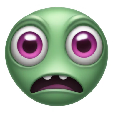 alien with heart eyes  sticker