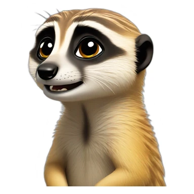 meerkat cries sticker