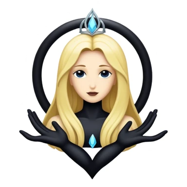 Dark Virgo symbol sticker