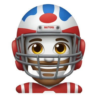 Clown in football pads sticker