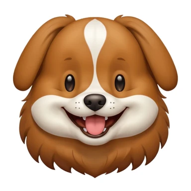 Perro riendose sticker