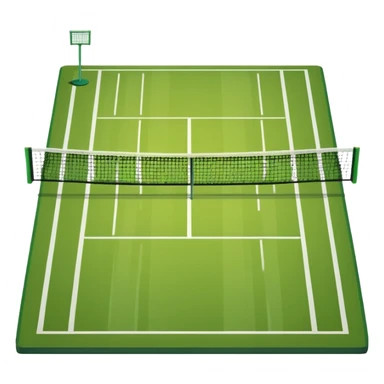 tennis court sticker