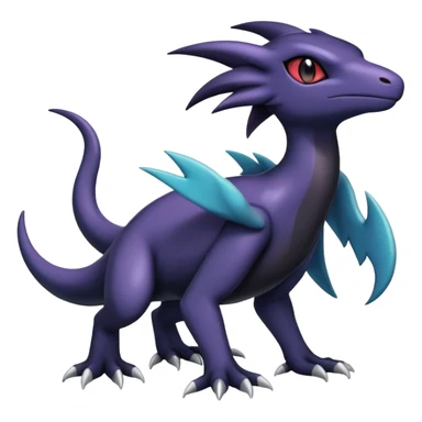 Shiny Cute Cool Salandit-Absol-Noibat-Noivern-Hybrid (Full body) sticker