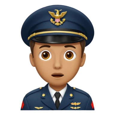 Şaşkın asker sticker