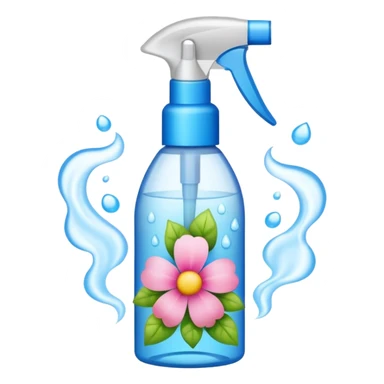Air freshener spray sticker