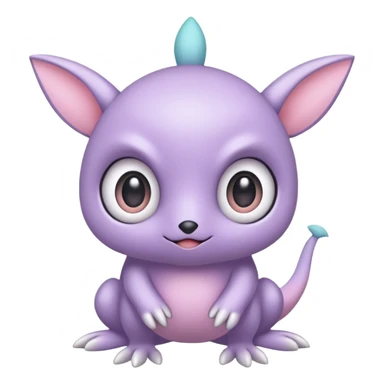 A kawaii pastel Fakémon-creature (full body) sticker