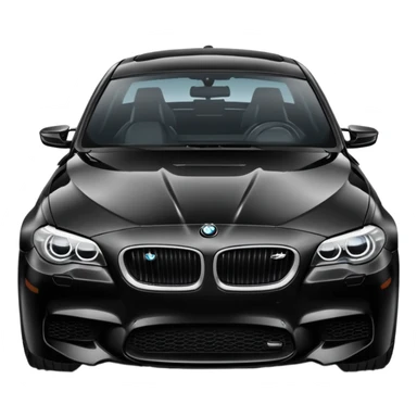 BMW M5 black sticker