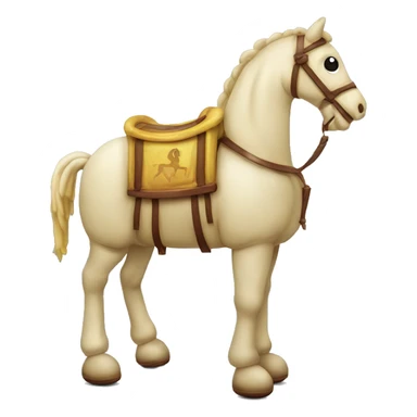 Trojan horse balloonfigure sticker