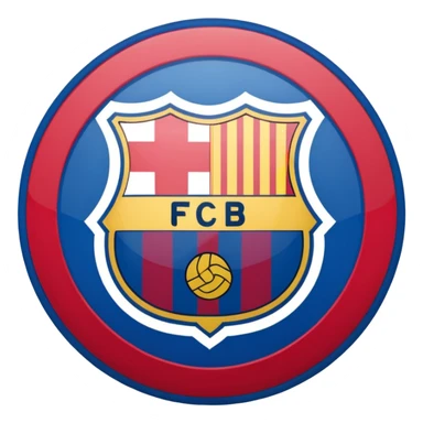 Fc Barcelona logo imoji sticker