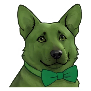 german shepard sticker