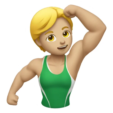 shot put thrower sticker