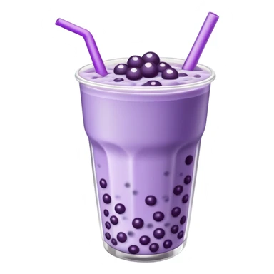 taro boba tea sticker