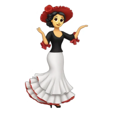 Cante flamenco sticker