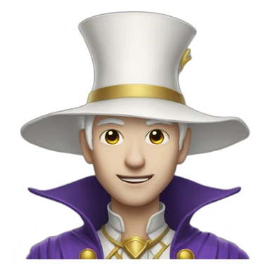 Chaos magician white skin sticker