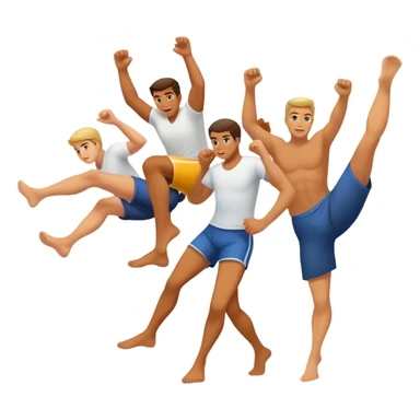 people laying and kicking their feet  sticker